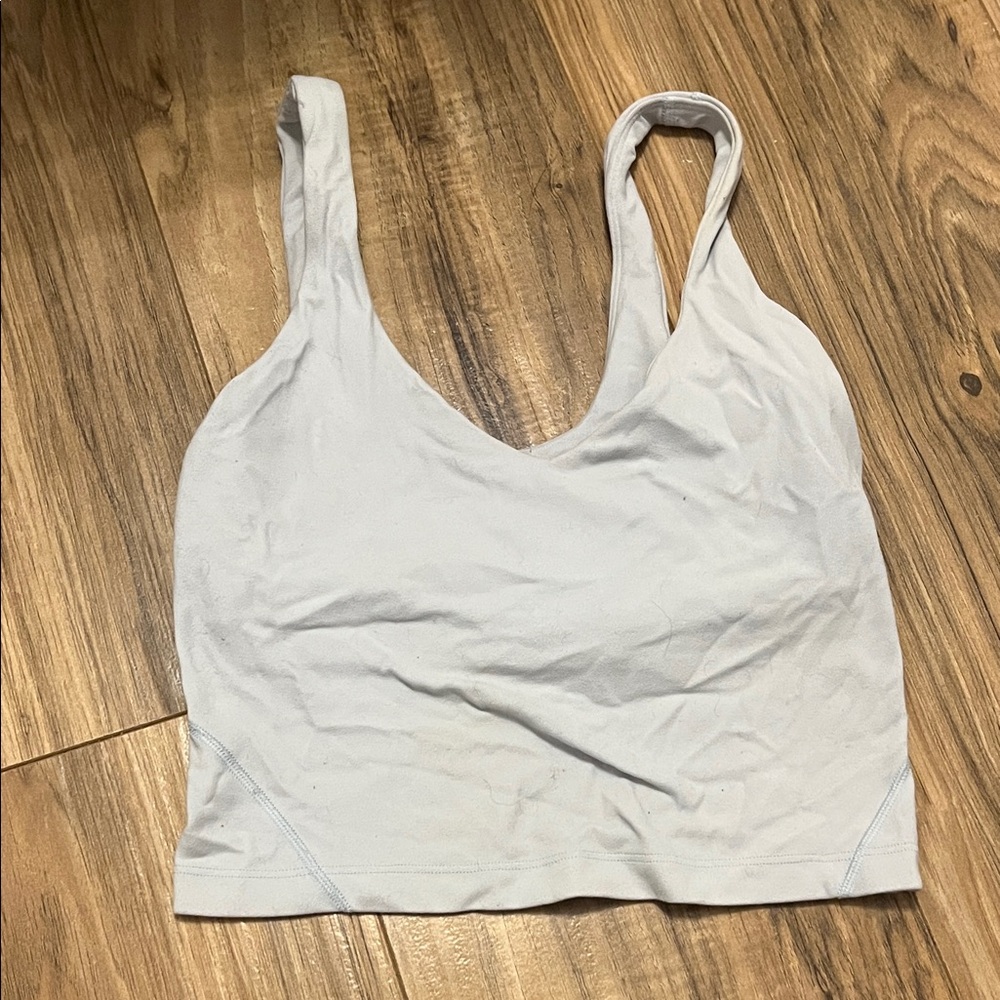 lululemon athletica White Crop Top